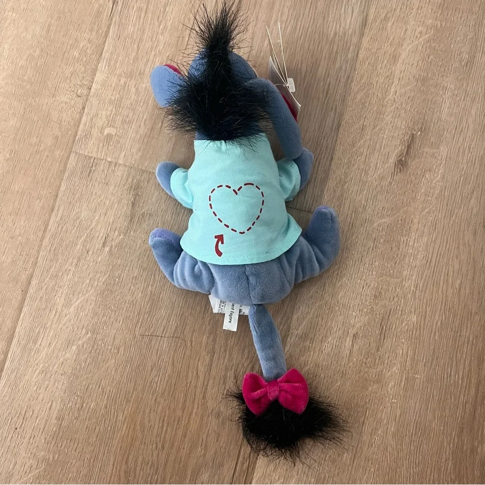 Vintage 2001 UK Disney Store Collection, Patient Eeyore, Mini Bean Bag Plush Toy
